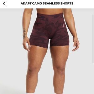 Gymshark Large black adapt camo  biker shorts workout compressed. Inseam 5”